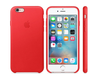 Apple iPhone 6s Leather Case czerwony - 284969 - zdjęcie 5